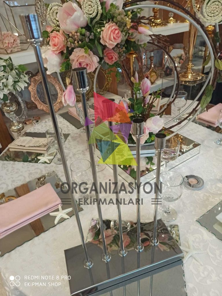 5li Mızrak Power Şamdan 5li Mızrak Power Şamdan